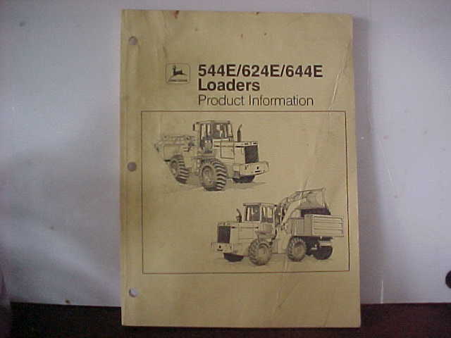 John Deere 544E/624E/644E Loaders Product Information Manual  (D)