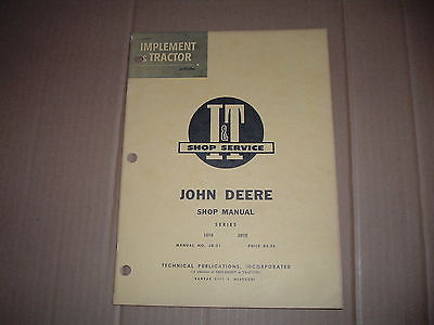 John Deere Tractor IT Shop Repair Manual 4520