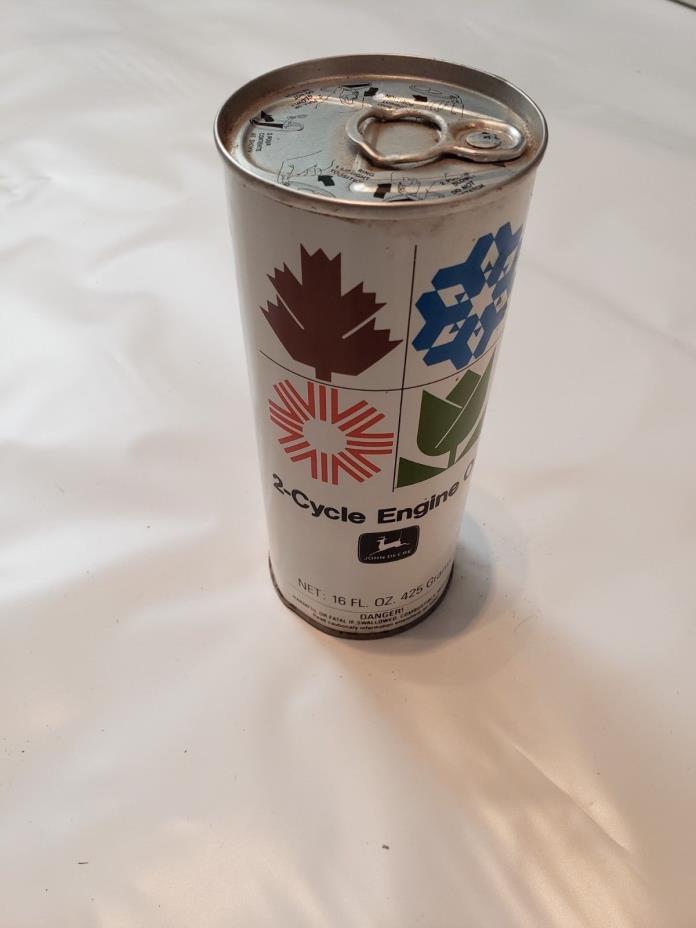2 Cycle John Deere Engine Oil 16 Oz Can TY6244 O3