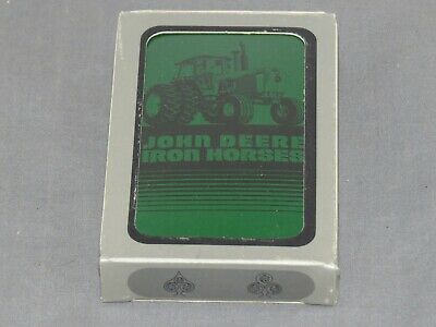 Vintage JOHN DEERE Iron Horses 4840 Tractor Playing Cards Unopened Deck Green