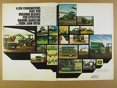 1975 John Deere Manure Handling Equipment tractor loader photos vintage print Ad