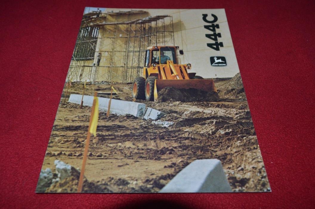 John Deere 444C Wheel Loader Dealer's Brochure GDSD7