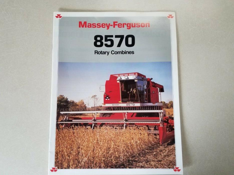 Massey Ferguson 8570 Rotary Combine Sales Brochure