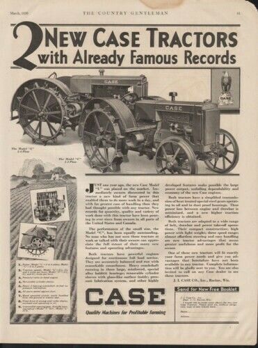 1930 CASE TRACTOR MODEL FARM IMPLEMENT ENGINE HARVEST 10269