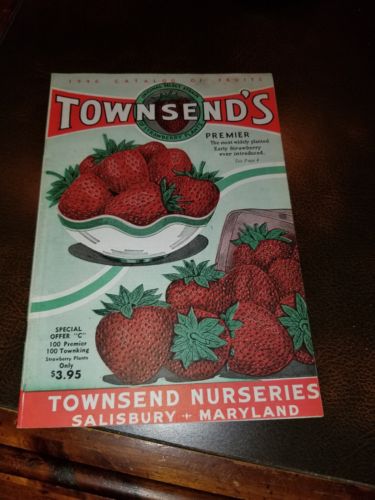 Vintage 1946 Townsends Seeds Catalog Salisbury, Md