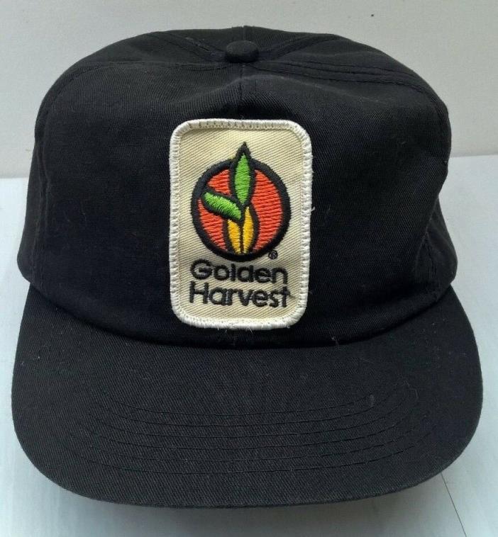 Vintage Golden Harvest Hat Cap snapback seed farmer K-products made in USA