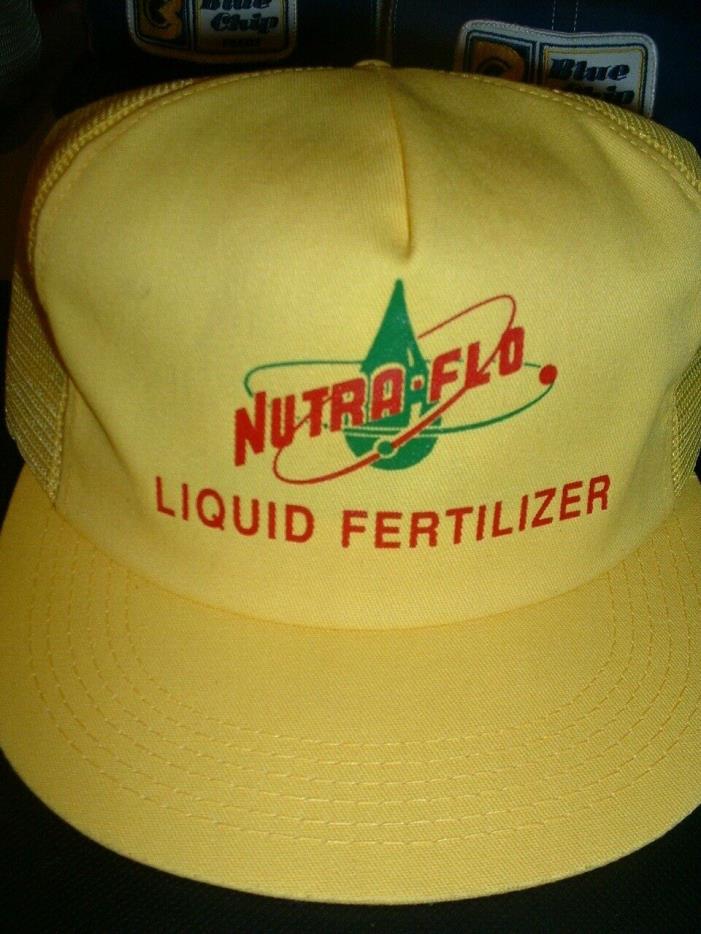 NUTRA-FLOW LIQUID FERTILIZER YELLOW K PRODUCT TRUCKER STYLE SNAP BACK HAT