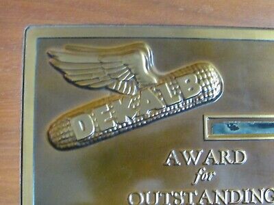 VTG DEKALB SEED CORN FARM DEALER SALES AWARD PLAQUE WALL SIGN  EAR CORN G