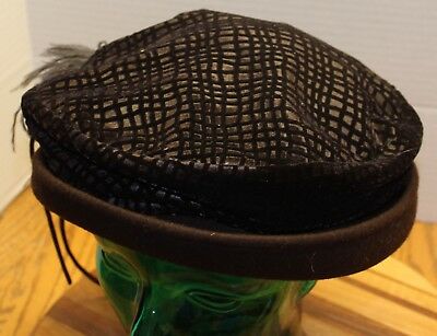 VERY NICE KATES OF CANADA DARK BROWN FASHION HAT SIZE LARGE VERY GOOD CONDITION