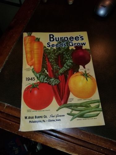Vintage 1945 Burpee Seeds Catalog Philadelphia Pa