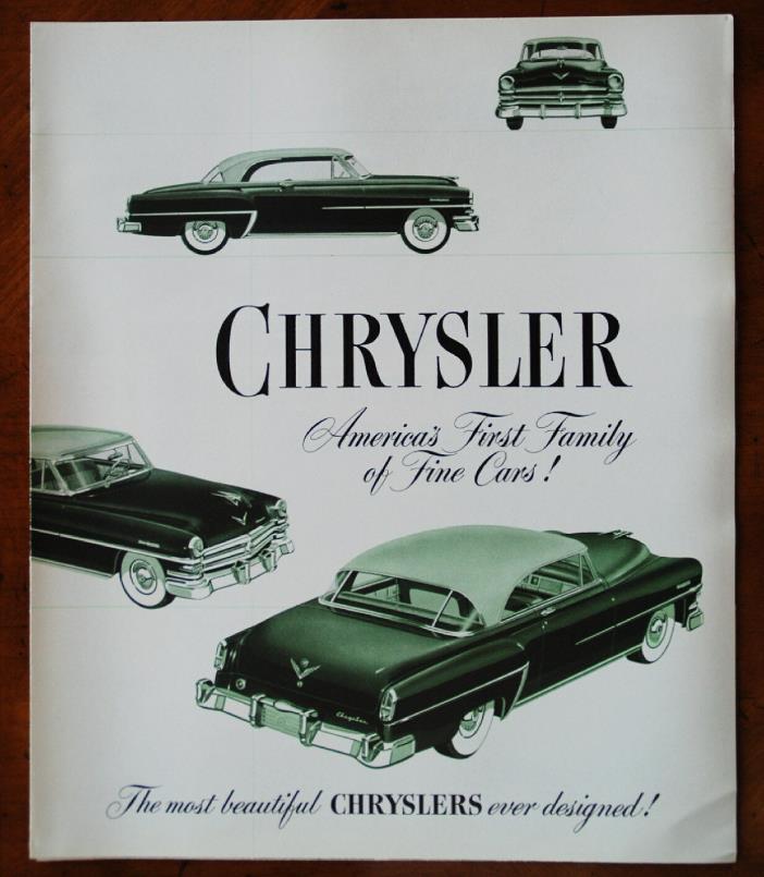 Chrysler brochure Prospekt, 1953