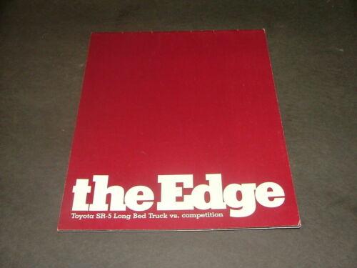 Toyota SR-5 Long Bed Truck Dealer's Advertising Brochure '76 THE EDGE     ID:875