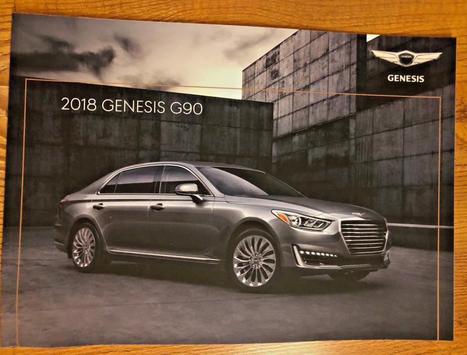 2018 Hyundai Genesis G90 Brochure brand new from showroom free shipping