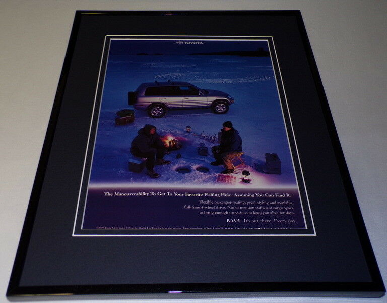 2000 Toyota Rav4 Framed 11x14 ORIGINAL Advertisement