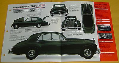 1960 Rolls Royce Silver Cloud II 2 V8 6230cc IMP info/Specs/photo 15x9
