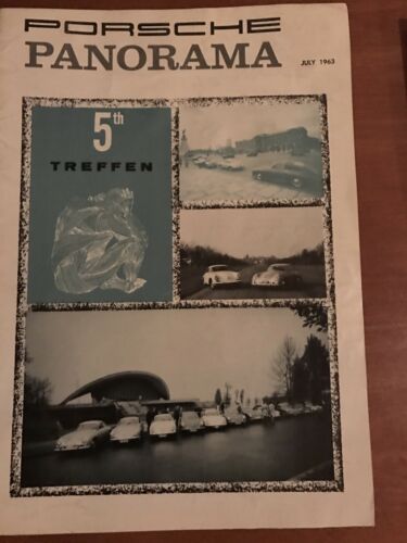1963 Porsche PCA Panorama Magazine July 1963 RARE!!