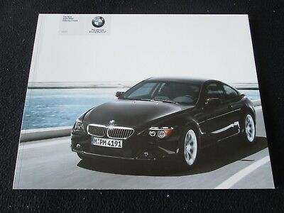 2004 BMW 645Ci Coupe Catalog 645i 80-pg US Detailed Sales Brochure 6 Series E63