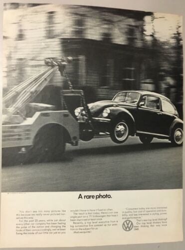 1971 Volkswagen Ad - VW Bug - Original Print Advertisment
