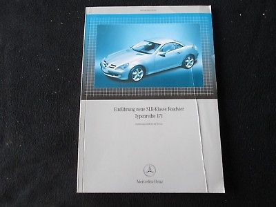 2005 Mercedes SLK-class German DEALER-only Brochure SLK350 SLK55 AMG 171 Catalog