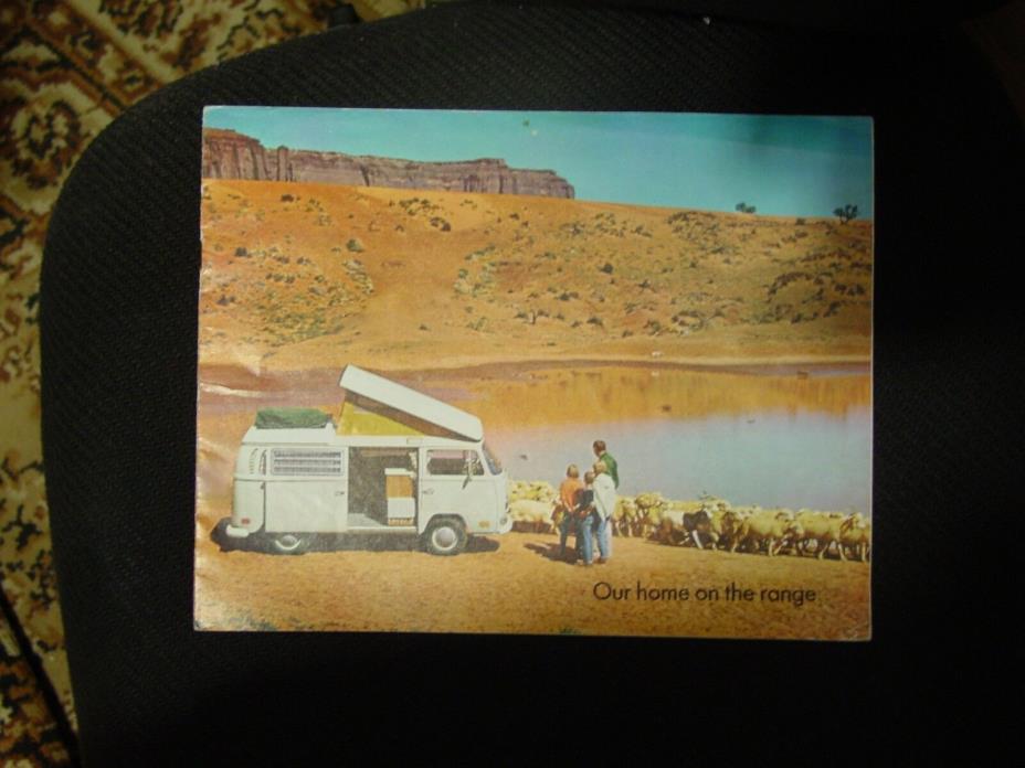 1971 vw camper sales brochure