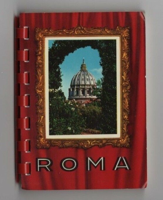 1960 Roma Rome Italy complete set of unused mini photo book pristine 18 cards