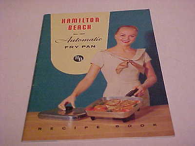 HAMILTON BEACH AUTOMATIC FRY PAN NO. 10F USE AND CARE RECIPE BOOKLET MID CENTURY