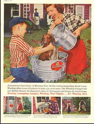 1957 vintage ad for Wheeling Corrugated Co. 1469