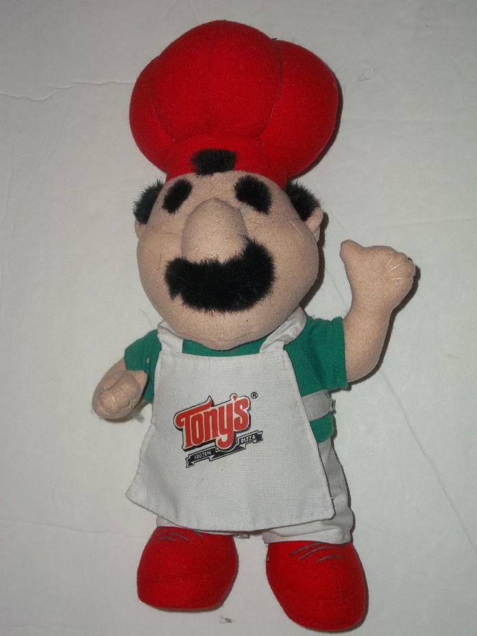 Vintage 1998 Tony's Frozen Pizza Plush Chef 12