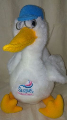 Vintage Suave Baby Care White Stork Bird Plush Animal 9