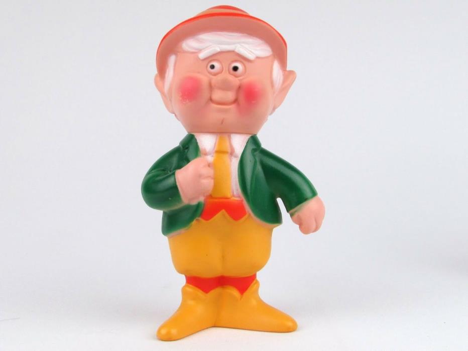 1974 Keebler Cookies Ernie the Elf PVC Vinyl Advertising Doll Figurine