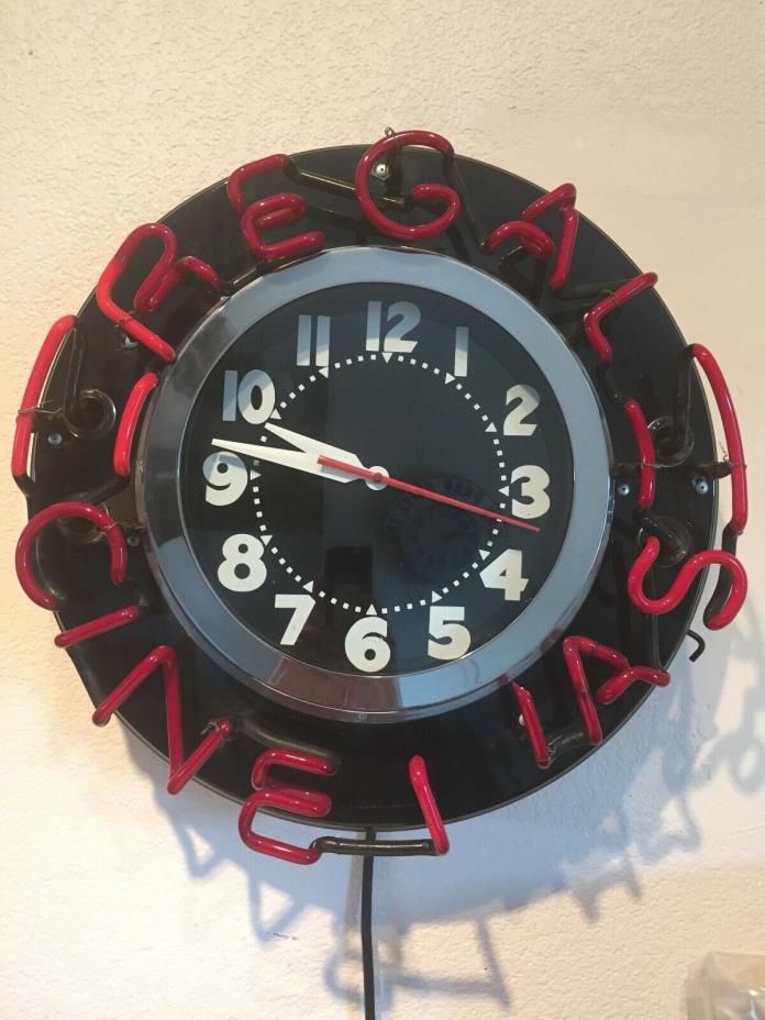 VINTAGE NEON CLOCK  22