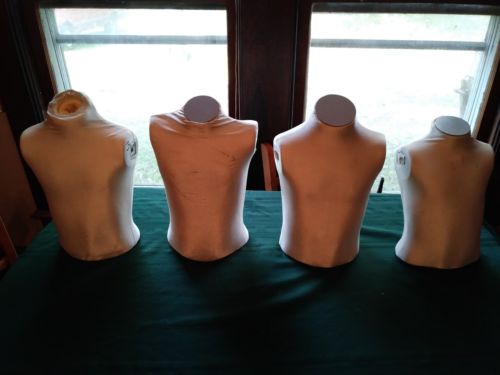 Vintage Mannequin torsos Greneker Display Prop boutique store youth steampunk x4