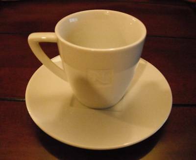 NESTLE N PROFESSIONAL CUP & SAUCER SET GERMANY SOLID WHITE MINT CONDITION