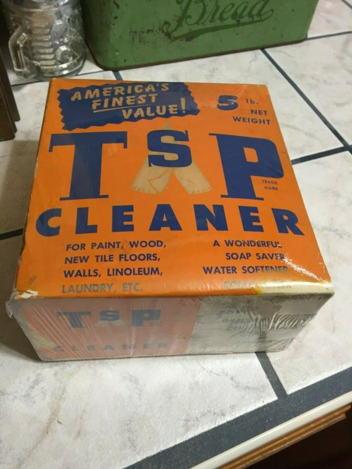 Original TsP Cleaner Adv. Box/full 1940's - 1990's