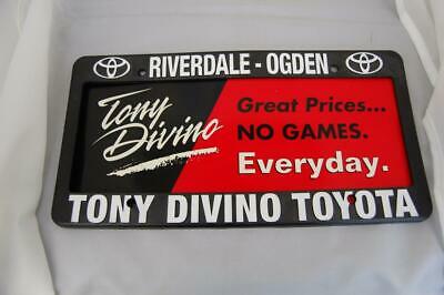 Dealer Advertising  And Frame Excellent Tony Divino Toyota Riverdale Ogden