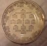 1959 Vintage Deceorative Calendar Plate Collectable No Maker Mark