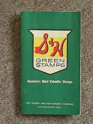 S & H Green Stamps Sperry Hutchinson Full Book