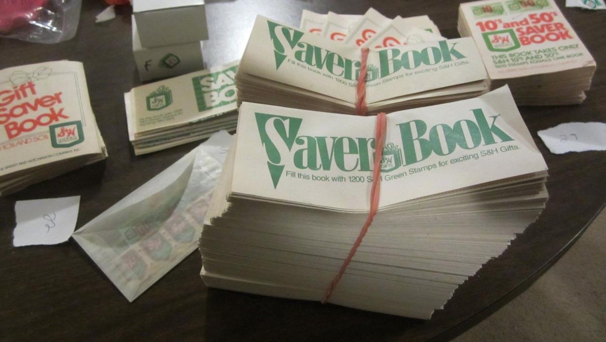Huge S&H Green Stamps Collection Dealers Welcome