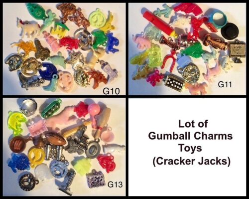 Vtg Lot Toys Gumball Charms Cracker Jack Prizes