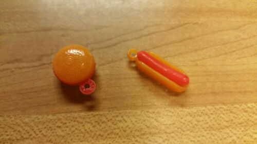 Cracker jack gumball hotdog frankfurter hamburger plastic charms Hong Kong