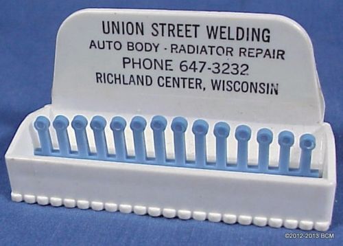Richland Center Wisconsin Union Street Welding Auto Body-Repair Old Advertising