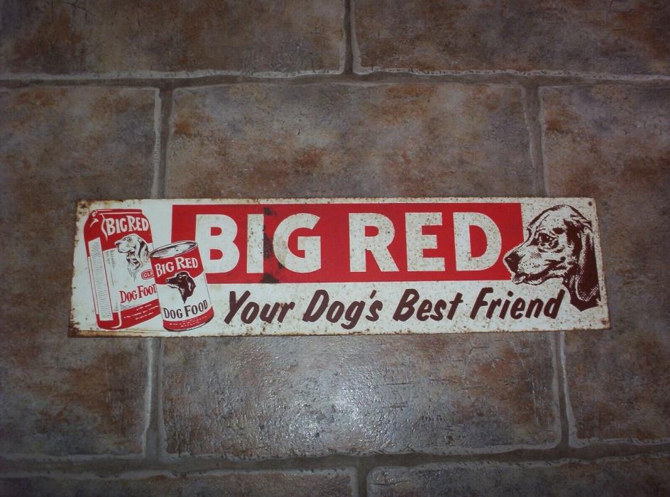 Vintage 1950's Big Red Dog Food 22