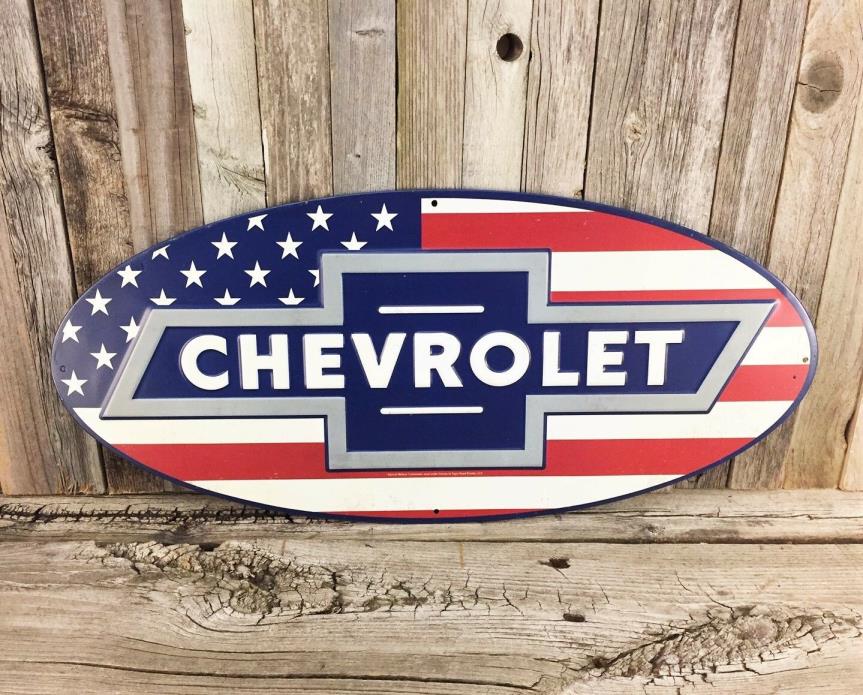 Chevrolet Chevy Emblem Logo USA Flag Bow Tie 20