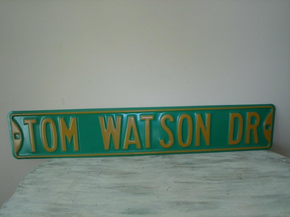 Vintage TOM WATSON DR Heavy Metal Sign 32