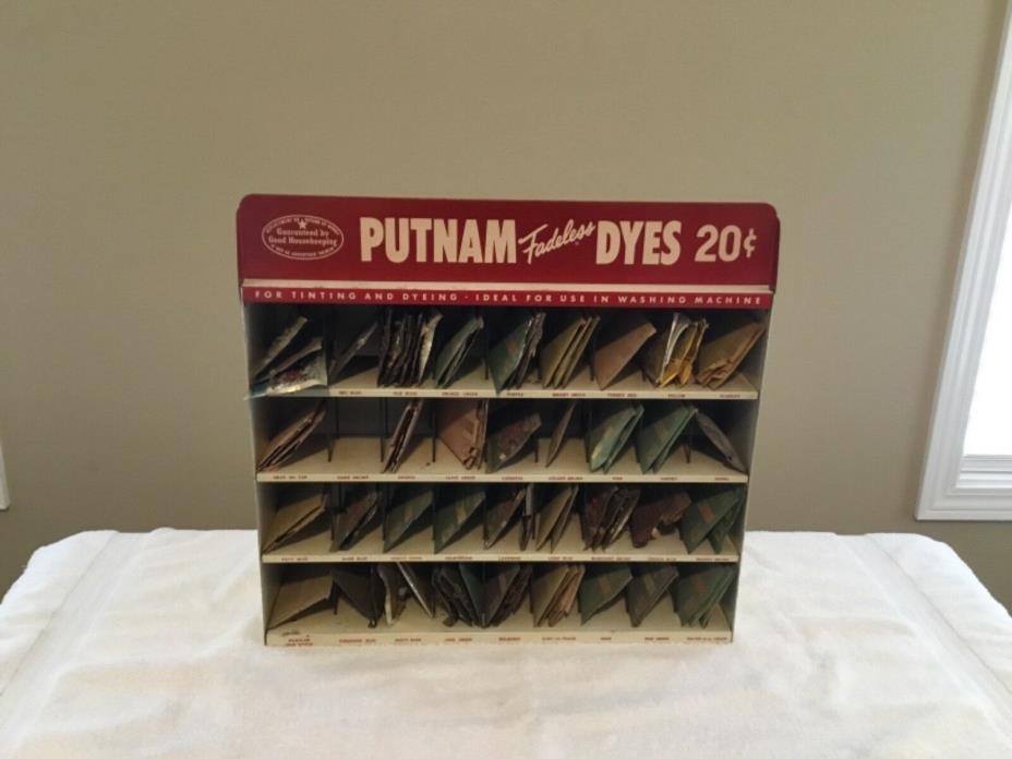 Putnam Dyes Display Cabinet