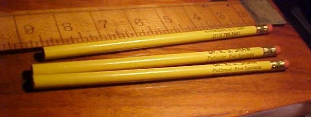 LOT OF Dr.R.S.SHAW  Antique ADVERTISING PENCILS  Foot Podiatrist Podiatry Doctor