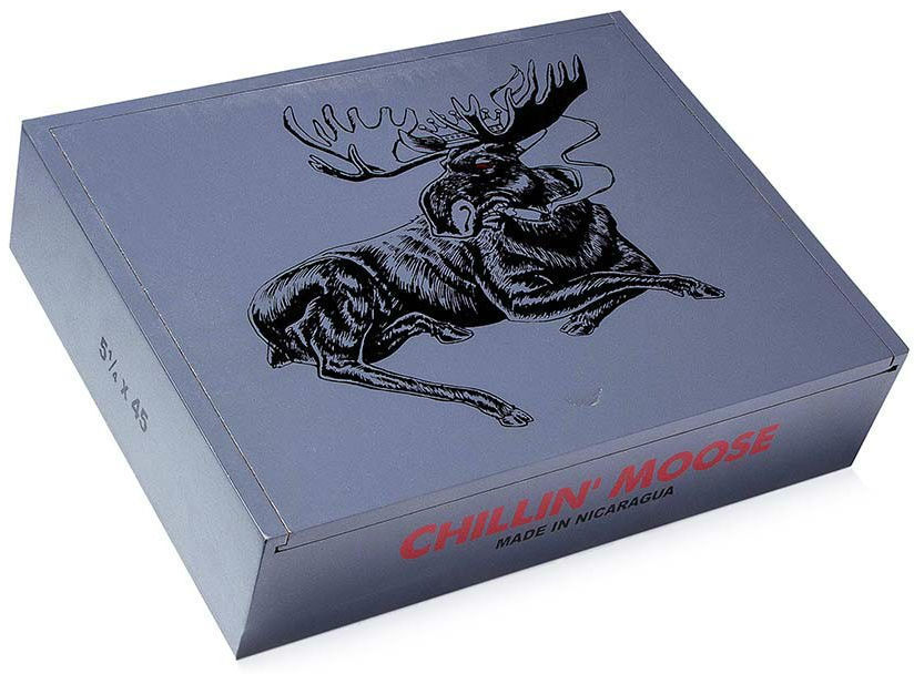 Chillin' Moose Empty Wooden Cigar Boxes - Corona Gigante & Robusto - Unused!