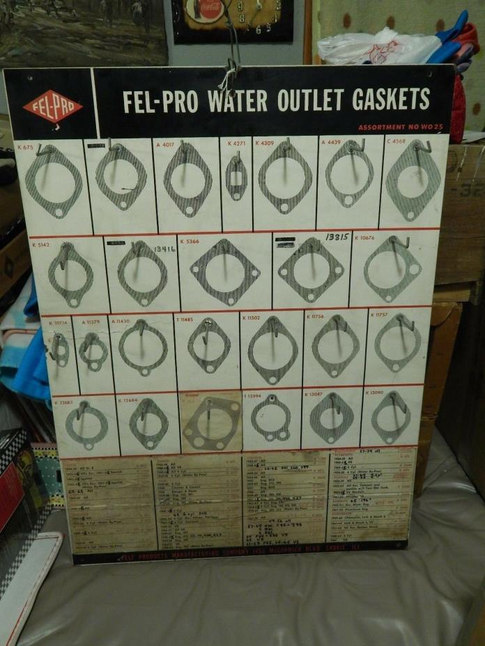 1964 FEL-PRO Water Outlet Gaskets [In-Store Display] De Soto_Edsel_Comet_Nash_+