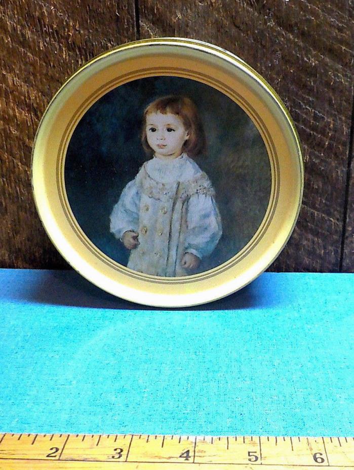 Vintage Victorian Child Pictorial Round Tin small 6