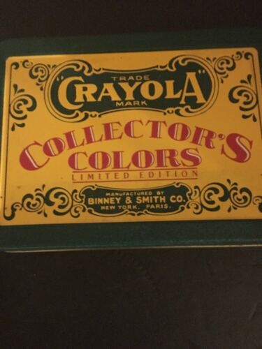 CRAYOLA MARK COLLECTOR'S COLORS LIMITED EDITION TIN BOX